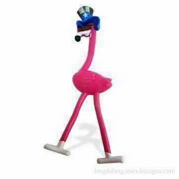 Pink Rooster with Solid Inside, Supports EN71, ASTM and ST2002 Safety Standards
